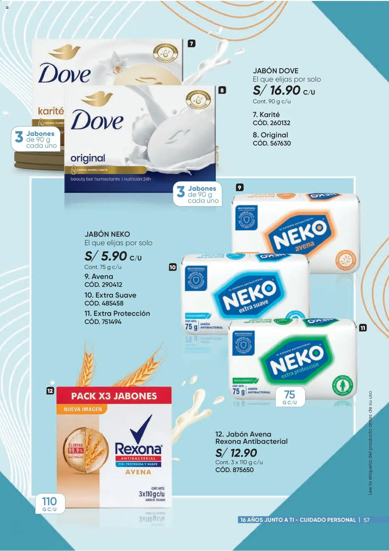 Catálogo Azzorti válido desde 15.09.2025 | Página: 57 | Productos: Jabón, Crema, Avena