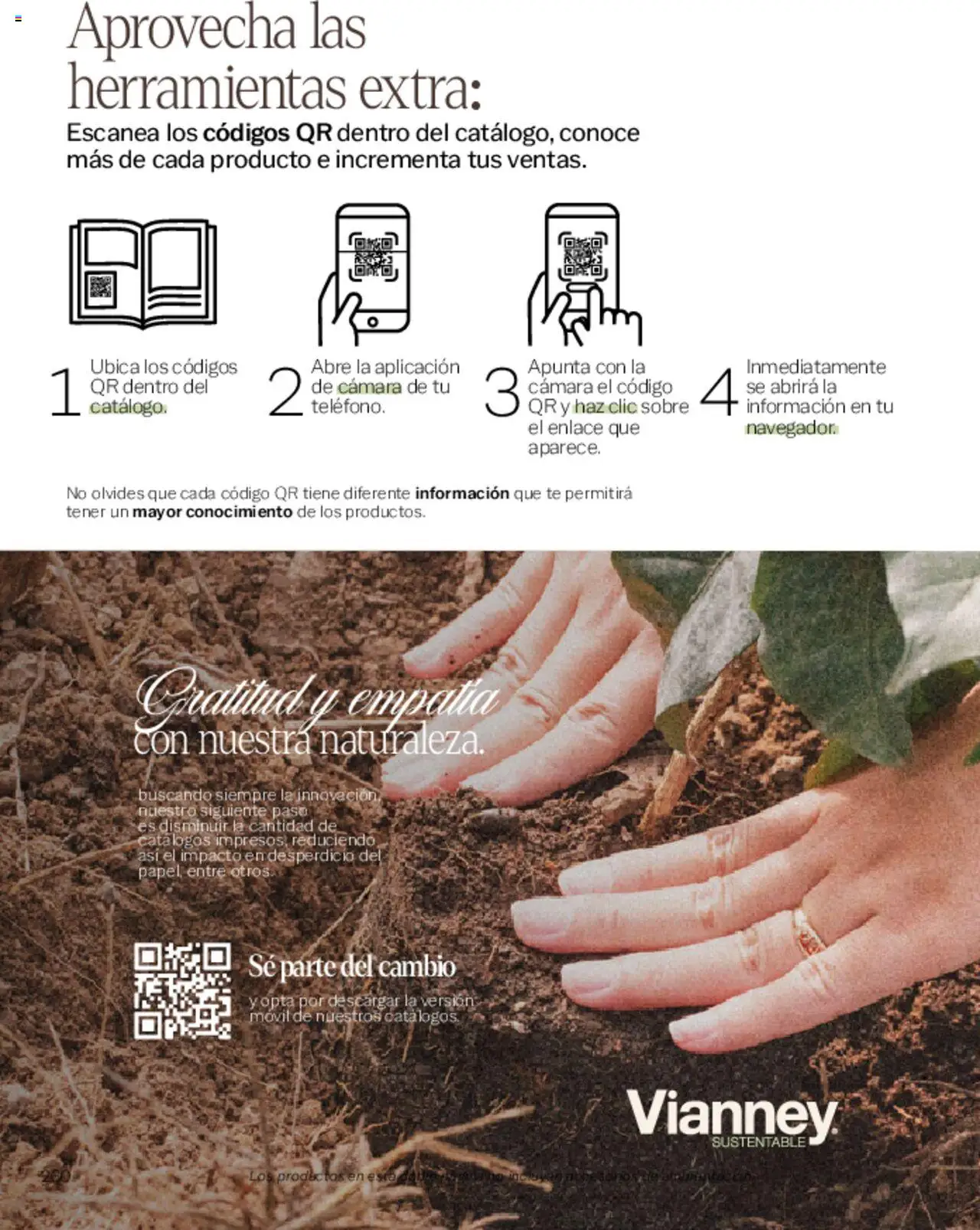 Nuevas ofertas de Vianney válidas en toda la República Mexicana desde el 07.03.2025. ¡Encuentra las mejores ofertas en Vianney catálogo Primavera! | Página: 264 | Productos: Movil, Cámara, Té, Sobre