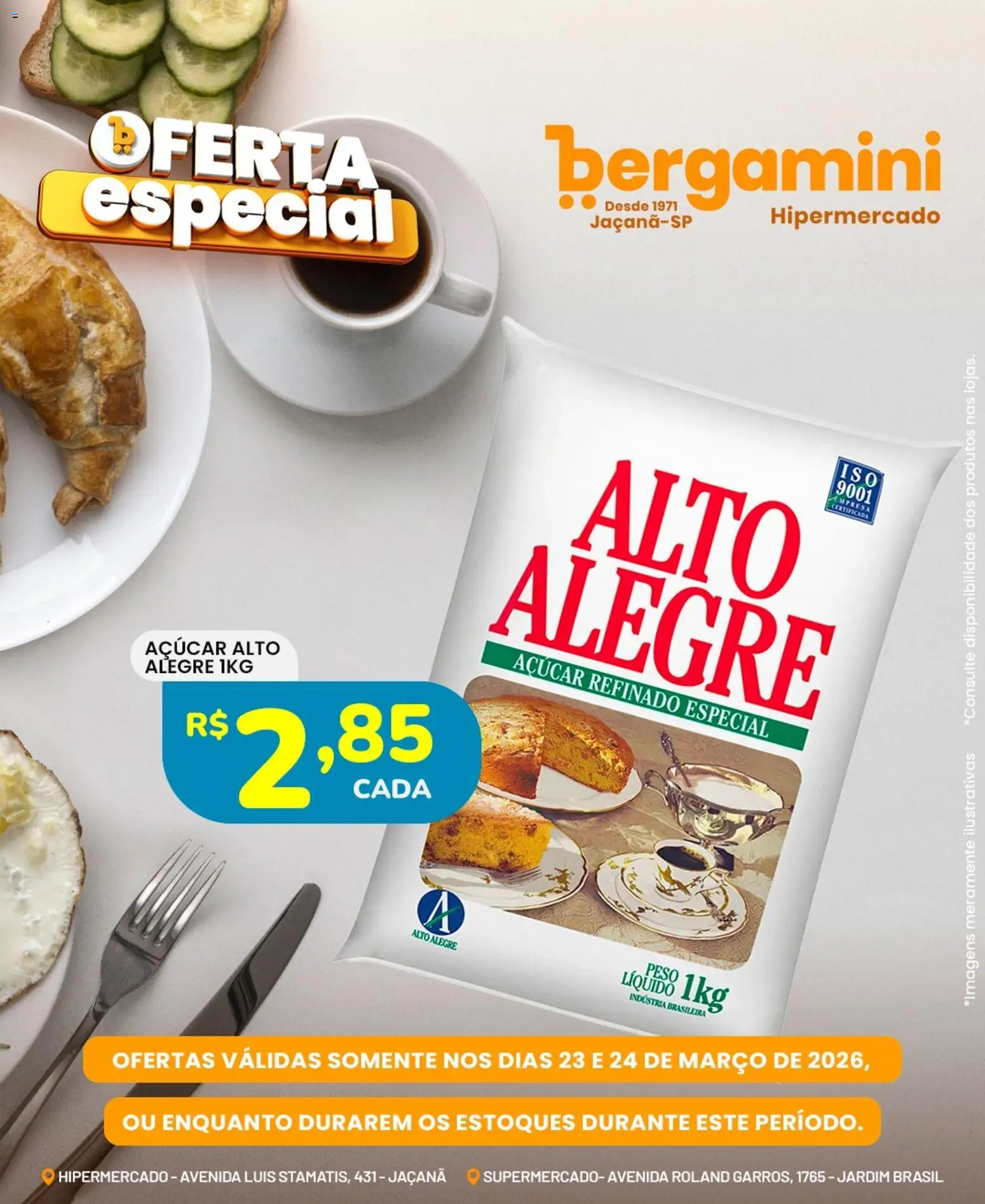 Supermercado Bergamini Folheto - válido de 23.03.2026 | Página: 5 | Produtos: Açúcar