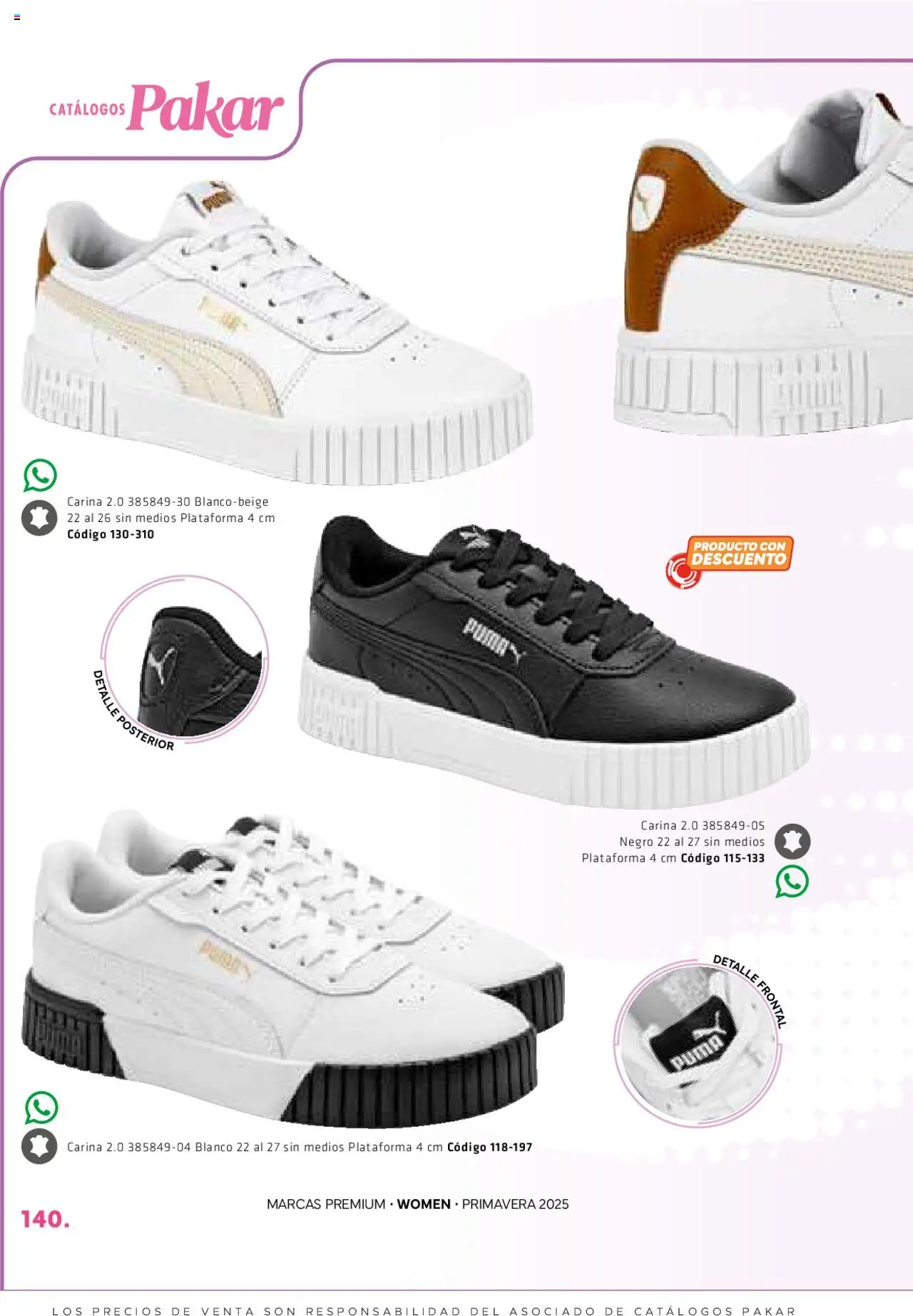 Nuevas ofertas de SC Pakar válidas en toda la República Mexicana desde el 06.03.2025. ¡Encuentra las mejores ofertas en SC Pakar catálogo Women! | Página: 140