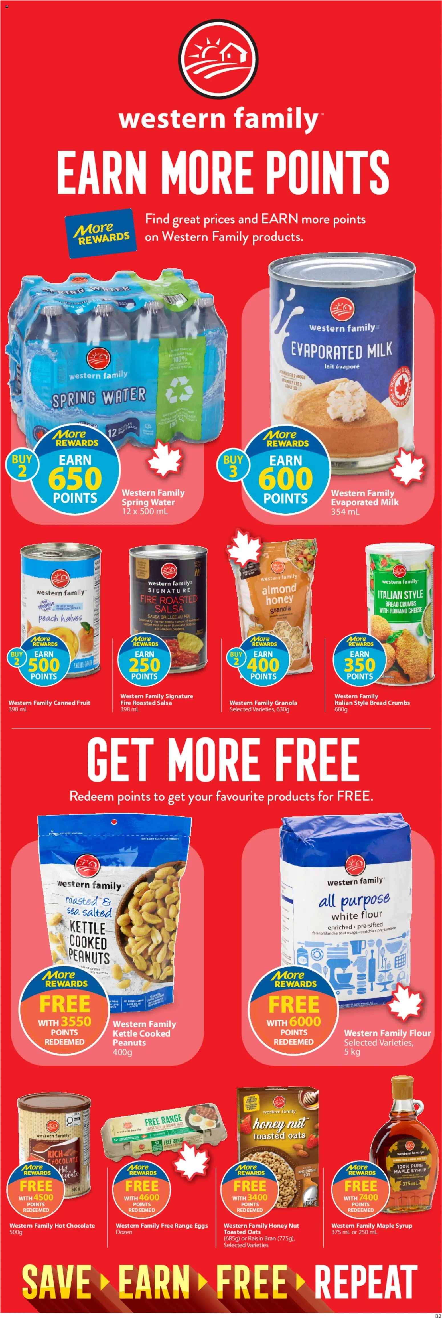 Save on foods flyer valid from 05.03.2026 | Page: 23 | Products: Milk, Eggs, Chocolate, Juice
