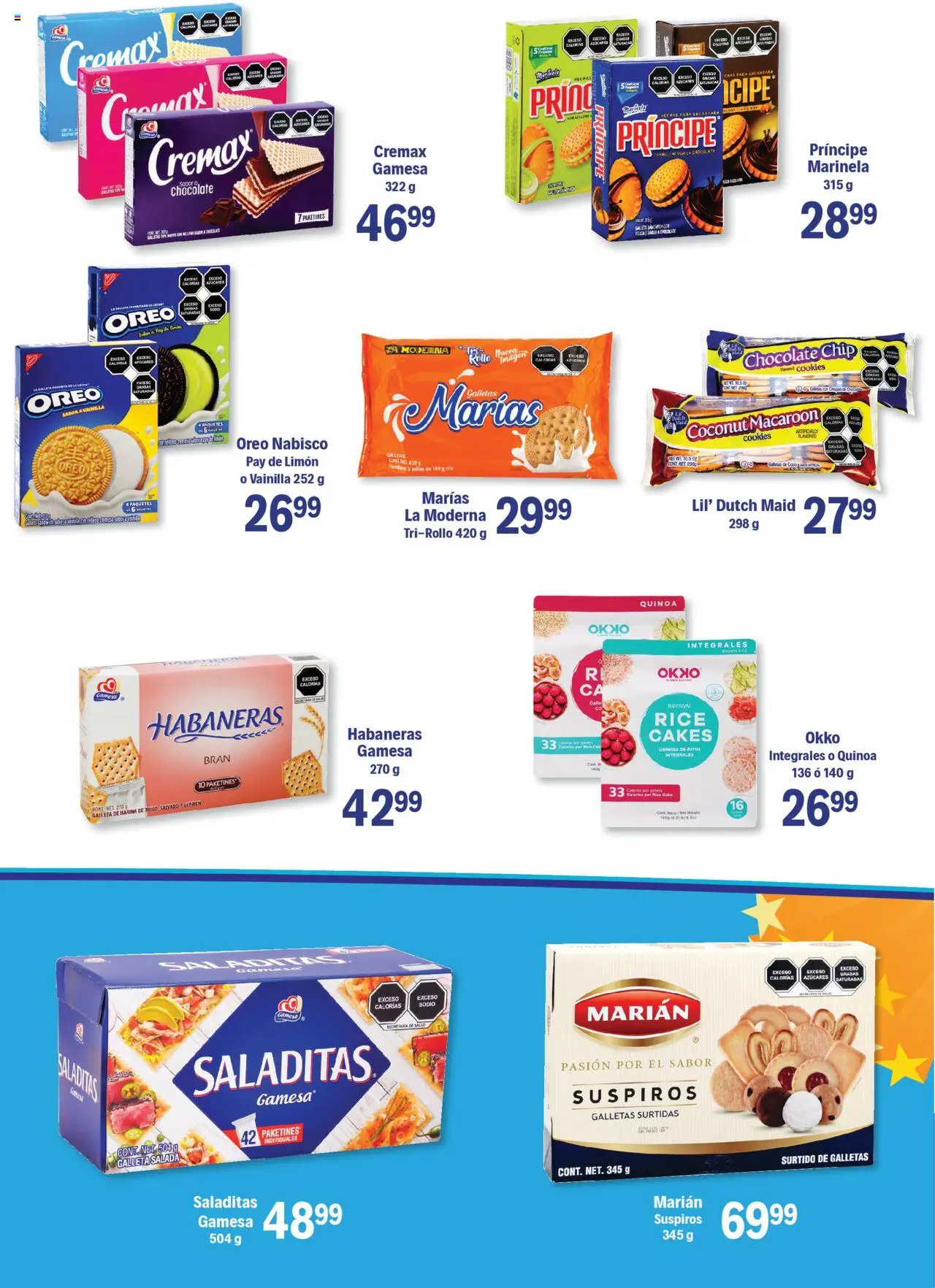 Nuevas ofertas de S-Mart válidas en toda la República Mexicana desde el 07.10.2025. ¡Encuentra las mejores ofertas en S-Mart - Folleto de Feria - Monterrey! | Página: 5 | Productos: Harina, Limón, Chocolate, Galletas