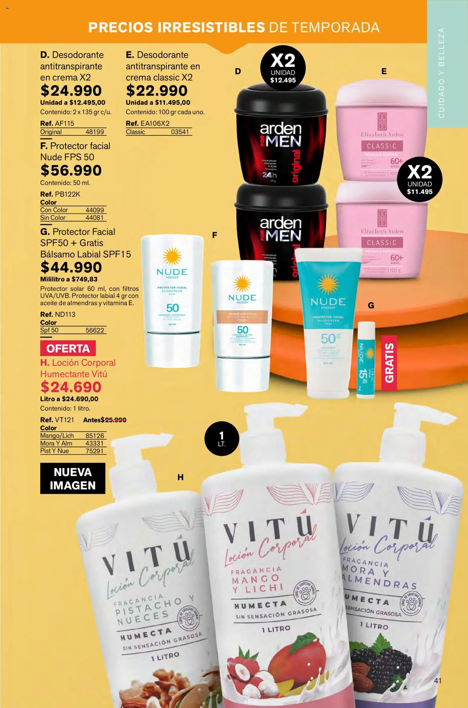 Leonisa revista - valida desde el 02.01.2026 | Página: 41 | Productos: Crema, Bálsamo, Fragancia, Desodorante