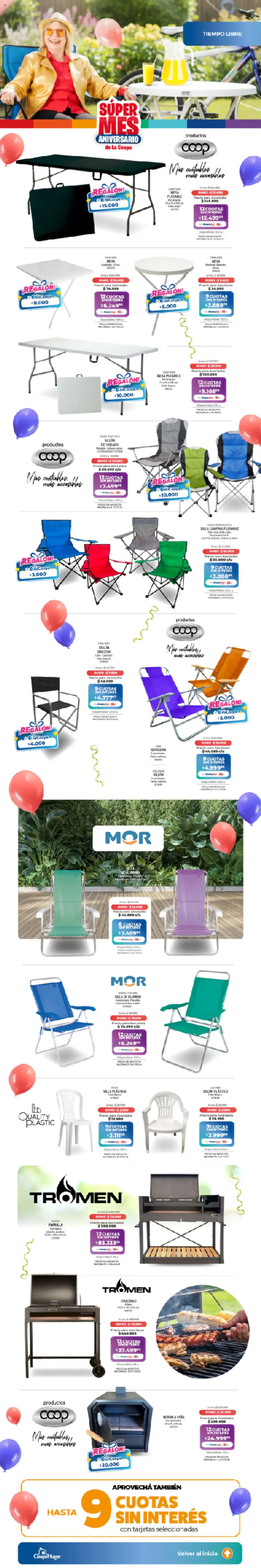 Cooperativa Obrera catálogo │ válido desde el 20.10.2025 | Página: 3 | Productos: Parrilla, Sillón, Mesa, Silla