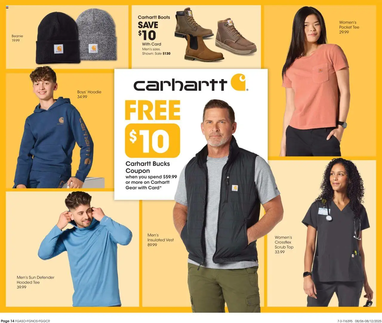 Fred Meyer - Home & Apparel - valid from 06.08.2025 | Page: 18 | Products: Hoodie, Vest, Boots