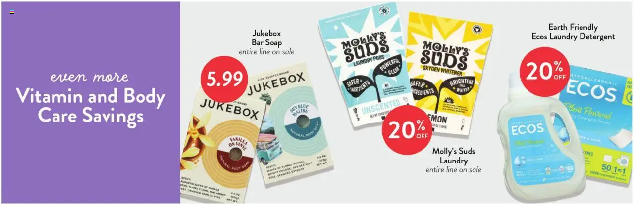 Fresh Thyme Weekly Ad - valid from 22.10.2025 | Page: 8 | Products: Vitamin, Soap, Detergent, Bar Soap