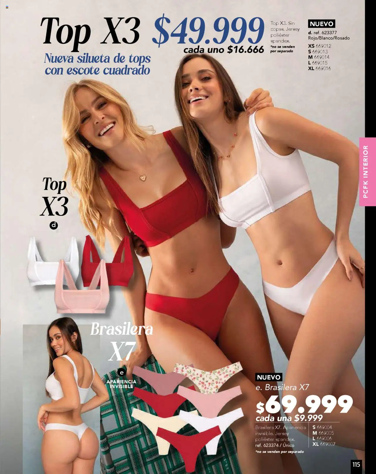 Pacifika revista - valida desde el 01.05.2025 | Página: 127 | Productos: Brasier, Short