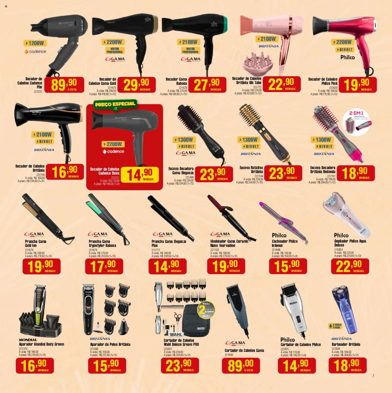 Berlanda Folheto - válido de 01.12.2025 | Página: 7 | Produtos: Barbeador, Prancha, Aparador, Aparador de pelos