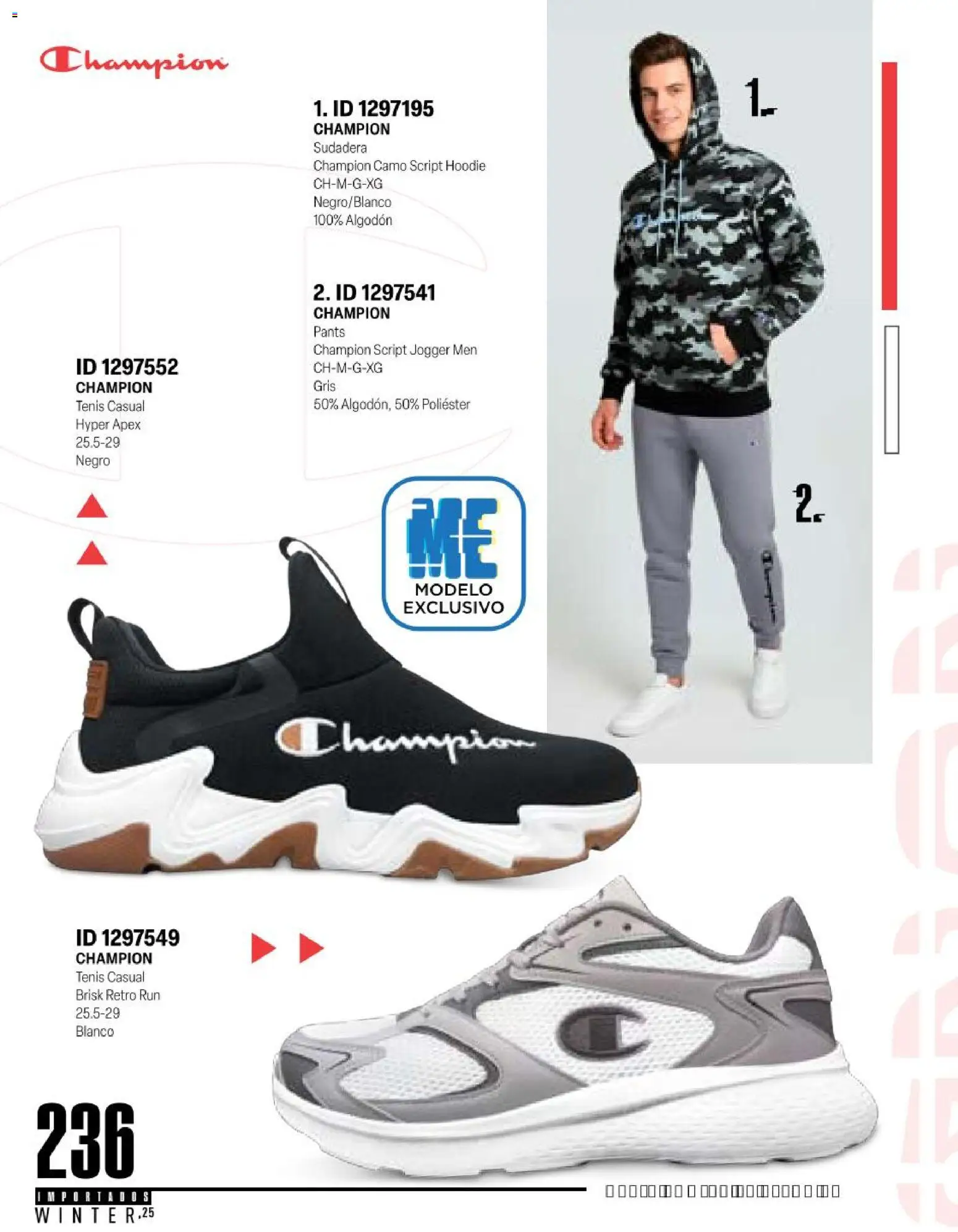 Nuevas ofertas de Price Shoes válidas en toda la República Mexicana desde el 11.11.2025. ¡Encuentra las mejores ofertas en Price Shoes catálogo Importados Winter 2025  ! | Página: 236 | Productos: Tenis, Algodón, Sudadera, Pants