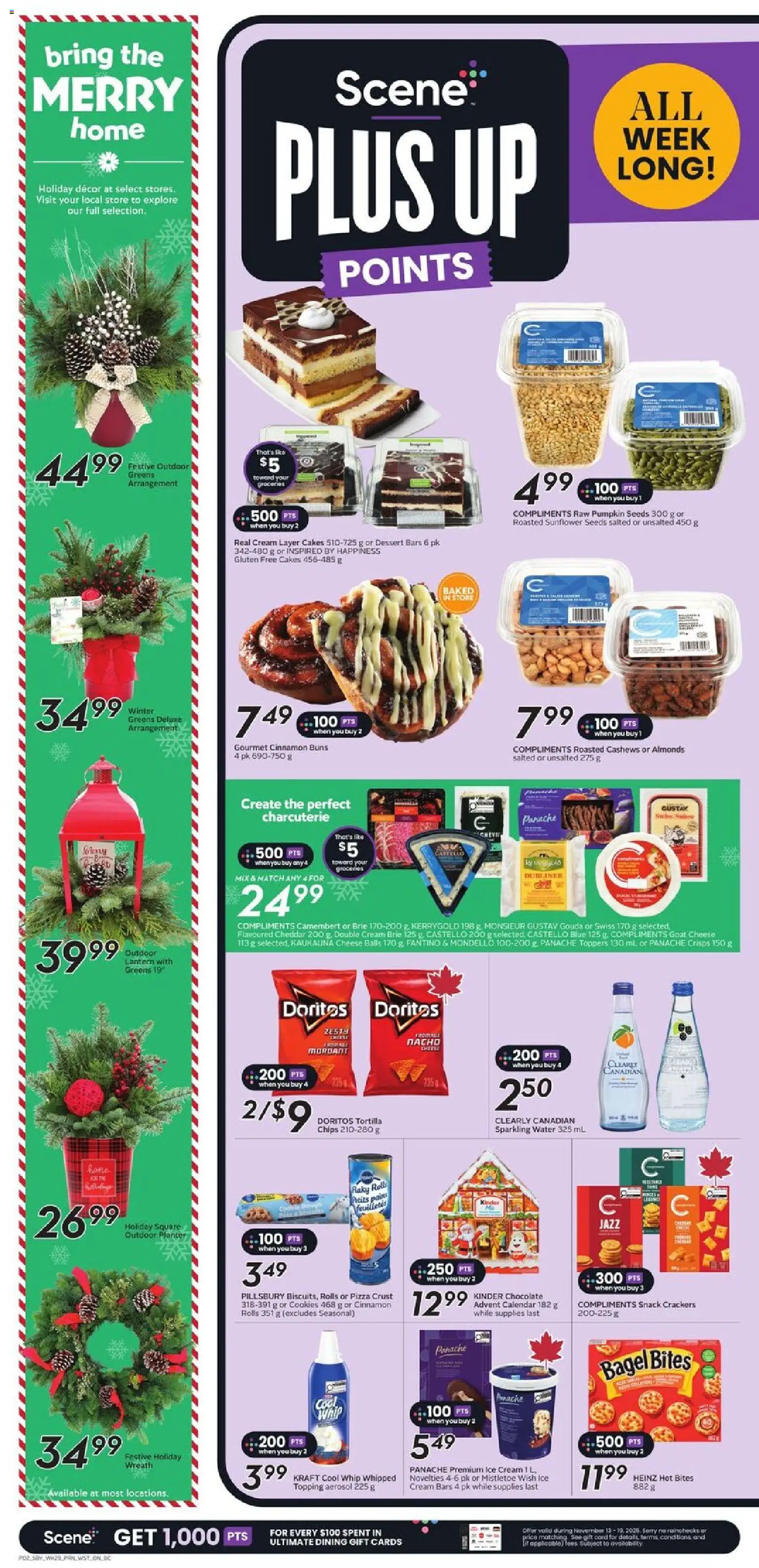 Safeway flyer valid from 13.11.2025 | Page: 5 | Products: Chips, Cookies, Ice cream, Chocolate