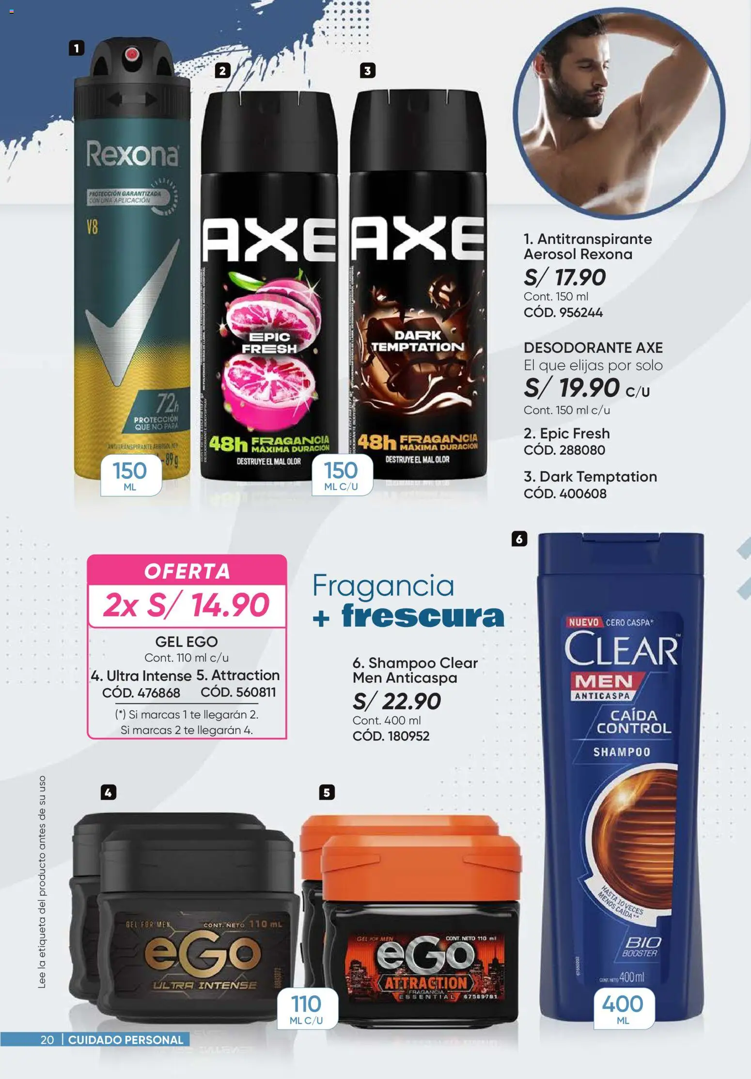 Catálogo Azzorti válido desde 15.12.2025 | Página: 20 | Productos: Shampoo, Desodorante, Té, Fragancia