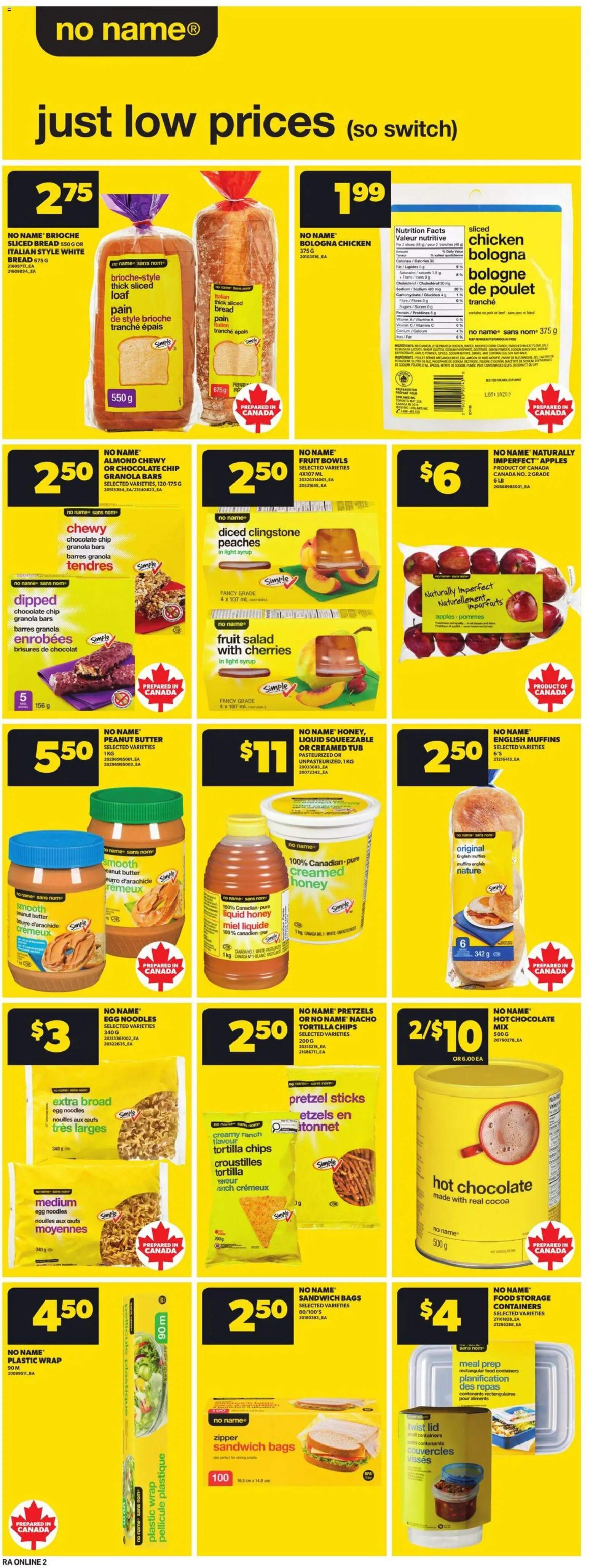 Atlantic Superstore flyer valid from 08.01.2026 | Page: 11 | Products: Butter, Bread, Pork, Apples