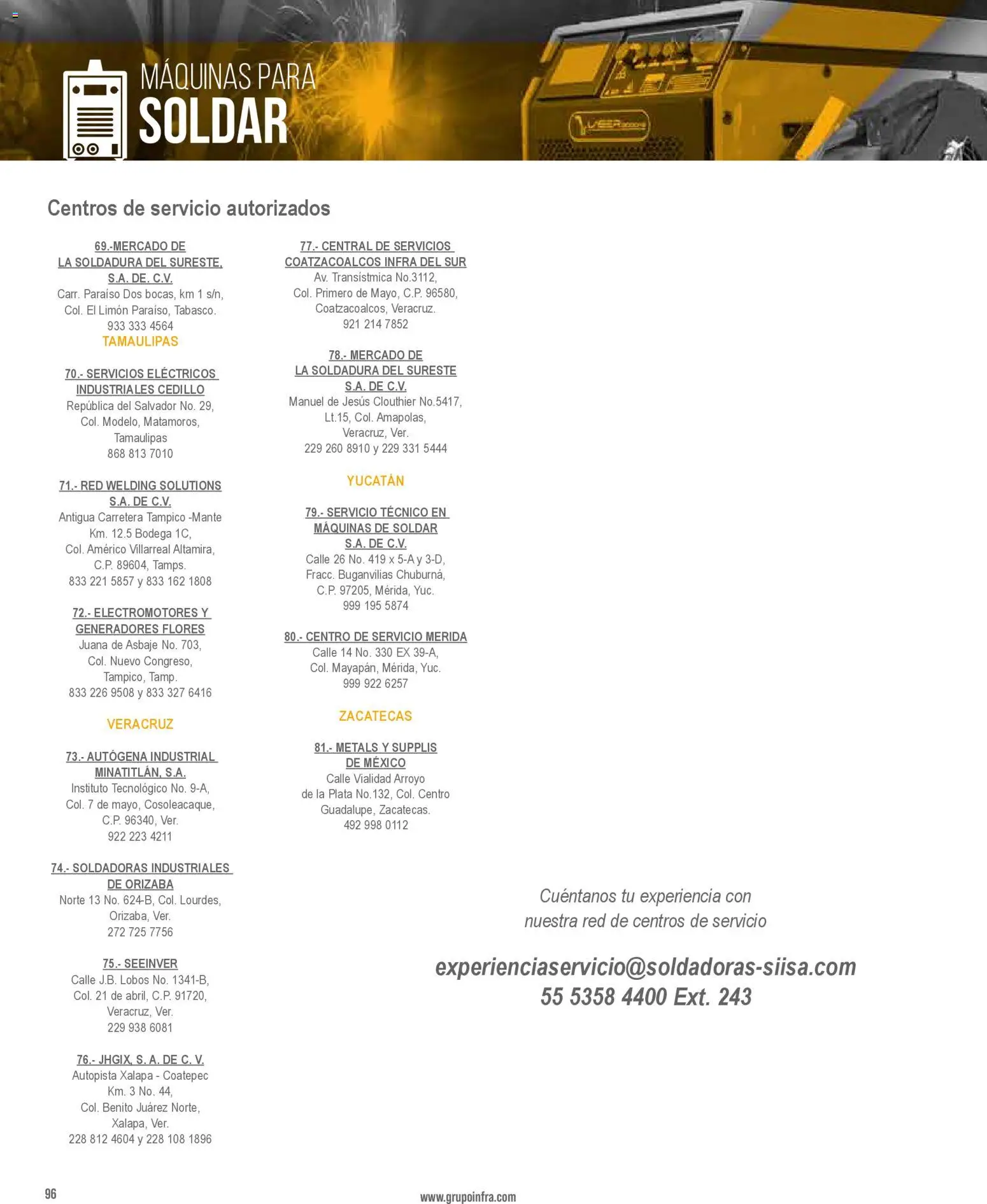 Nuevas ofertas de Infra válidas en toda la República Mexicana desde el 28.01.2026. ¡Encuentra las mejores ofertas en Infra catálogo Industrial welders! | Página: 42 | Productos: Limón