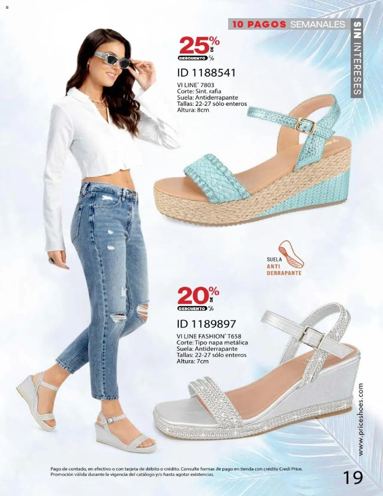 Nuevas ofertas de Price Shoes válidas en toda la República Mexicana desde el 28.04.2025. ¡Encuentra las mejores ofertas en Price Shoes catálogo Calzado PV 2025! | Página: 19