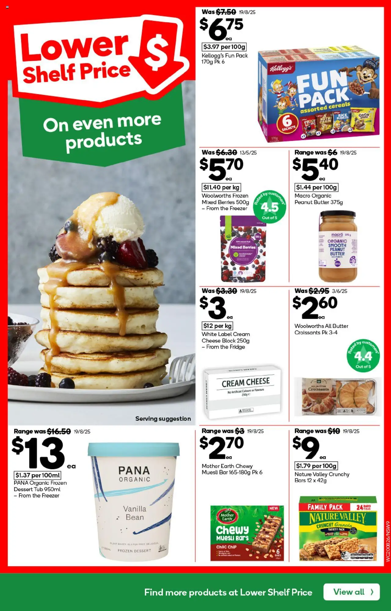 Woolworths catalogue - valid from 20.08.2025 | Page: 9 | Products: Butter, Cheese, Fridge, Freezer