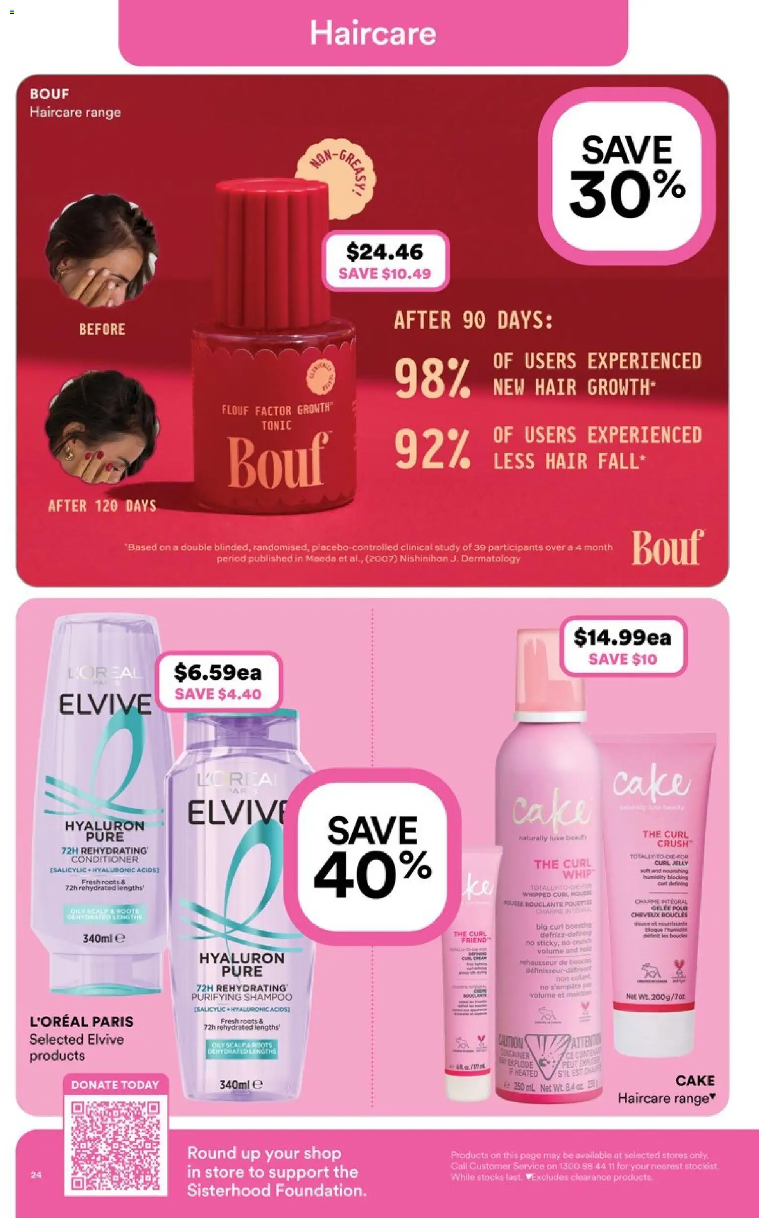 Priceline Pharmacy catalogue - valid from 13.11.2025 | Page: 24 | Products: Shampoo, Conditioner, Boots, Mousse