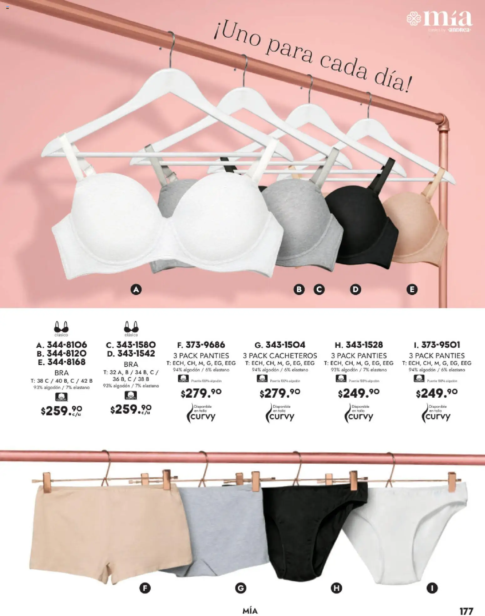 Nuevas ofertas de Andrea válidas en toda la República Mexicana desde el 26.11.2025. ¡Encuentra las mejores ofertas en Andrea catálogo Lancería, Vestir Interior otoño 2025! | Página: 13 | Productos: Algodón