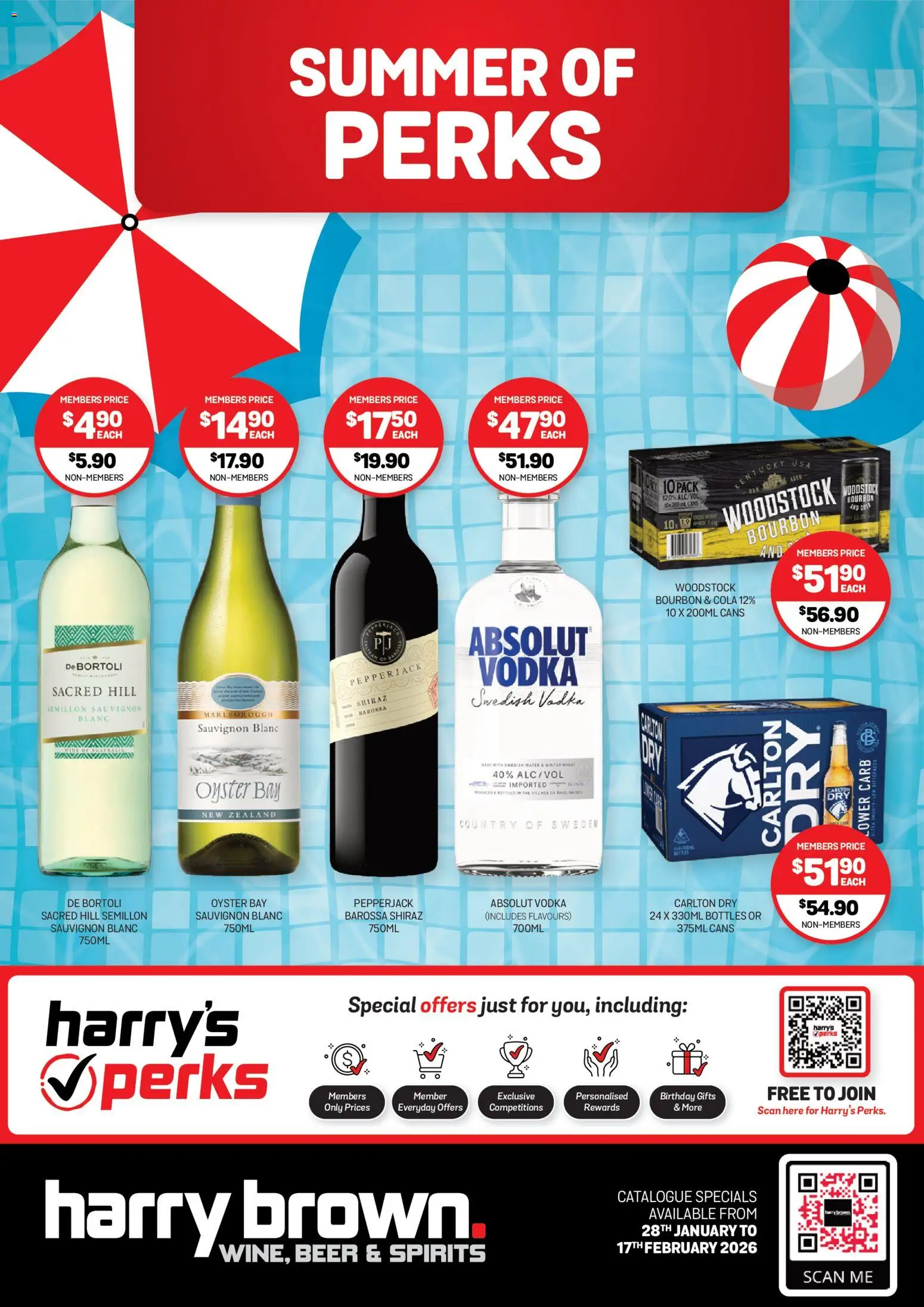 Harry Brown catalogue - valid from 28.01.2026 | Page: 1 | Products: Beer, Bourbon, Vodka