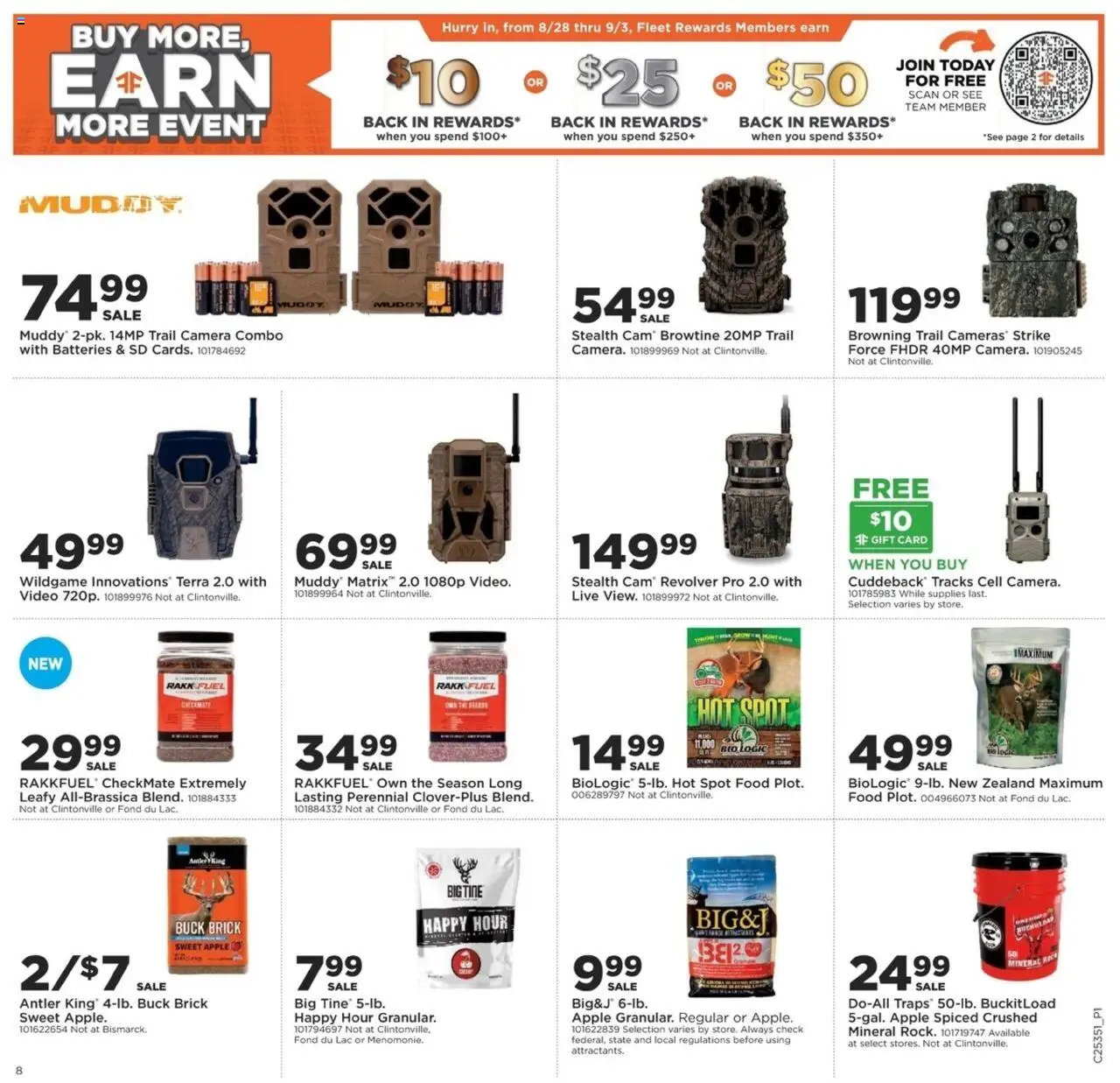 Mills Fleet Farm Weekly Ad - valid from 28.08.2025 | Page: 11 | Products: Video, Camera, Trail Camera