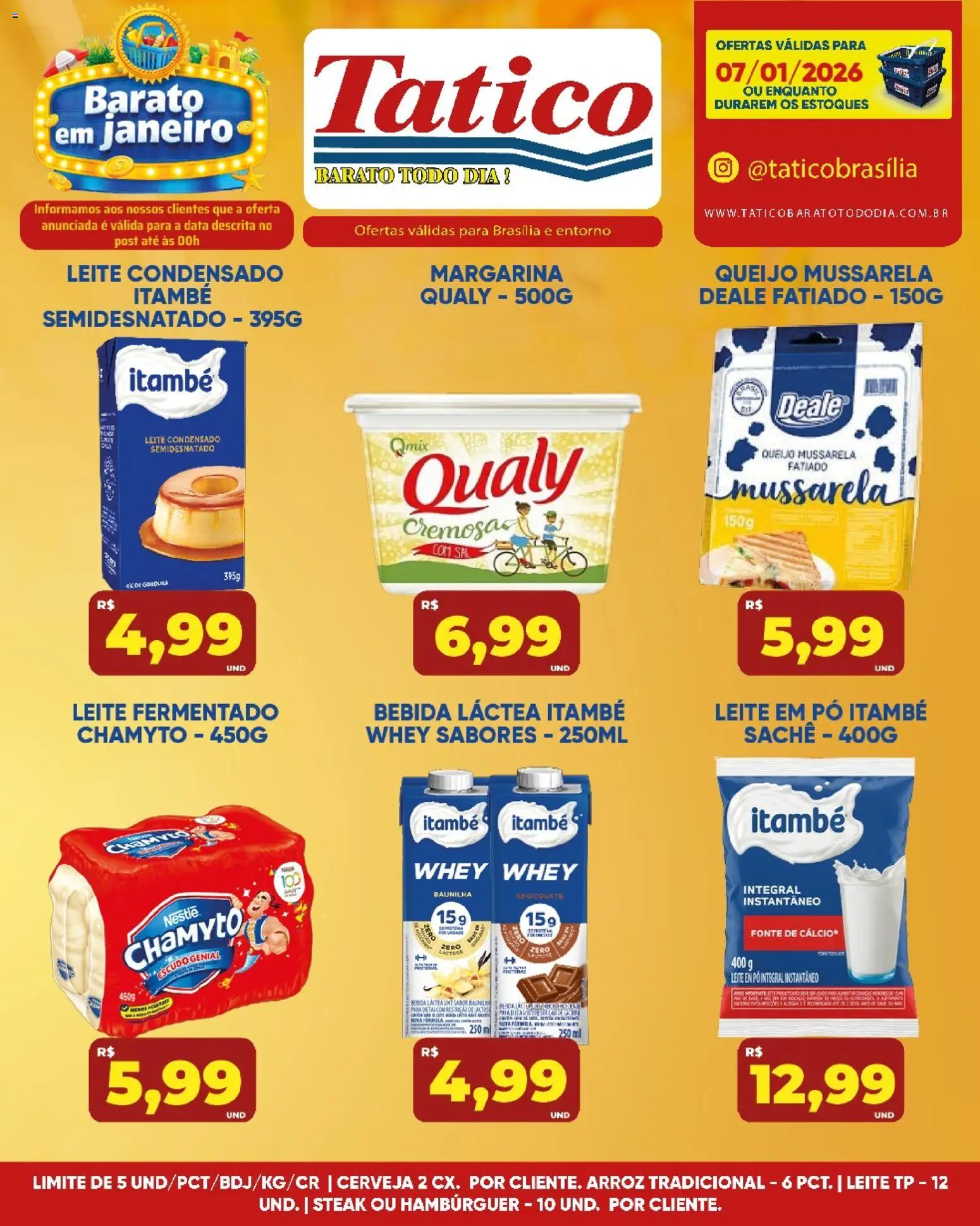 Tatico Folheto - válido de 08.01.2026 | Página: 25 | Produtos: Chocolate, Cerveja, Leite fermentado, Margarina