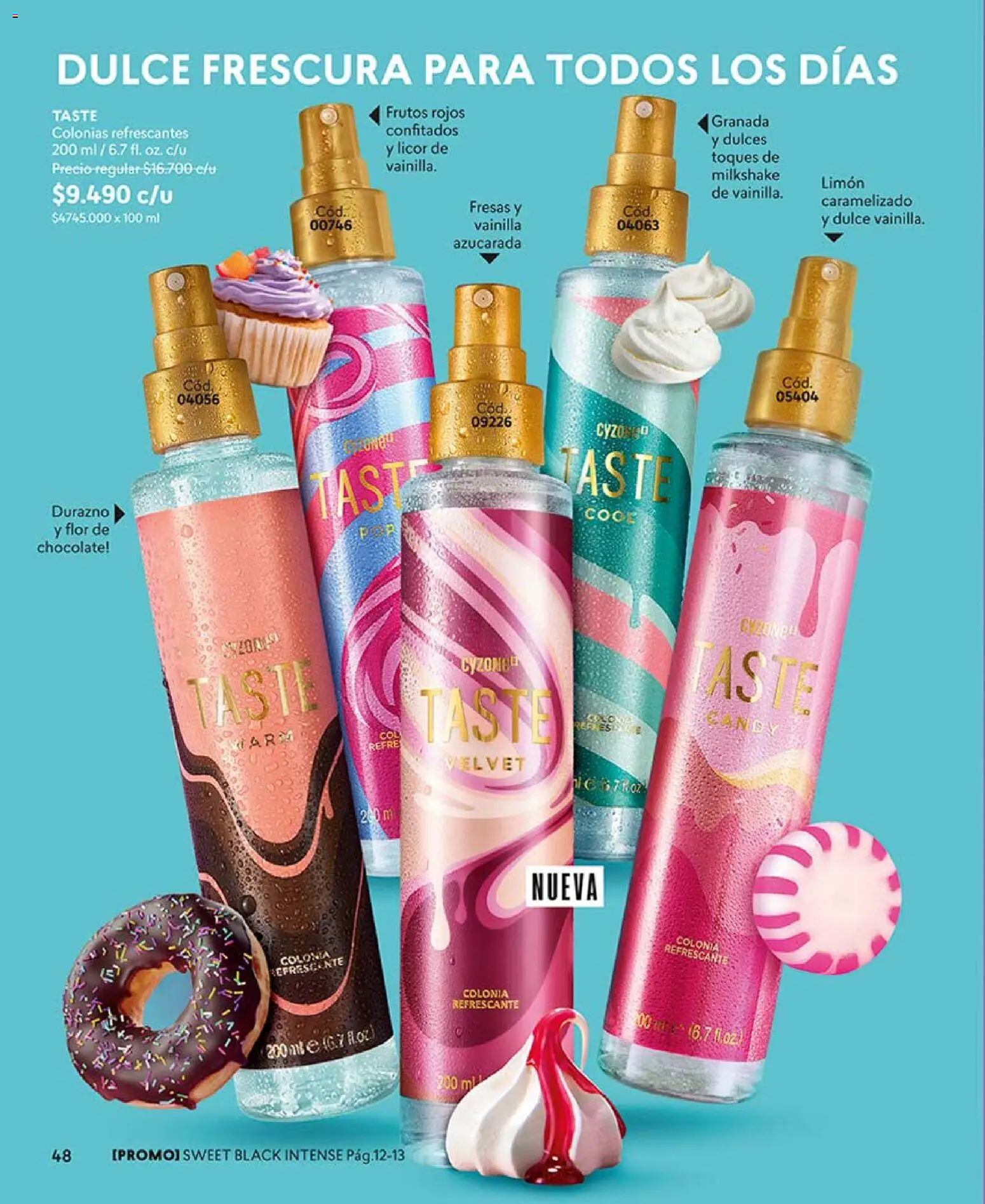 Catálogo CyZone Campaña 7 │ válido desde el 18.04.2026 | Página: 48 | Productos: Limón, Chocolate, Durazno, Fresas