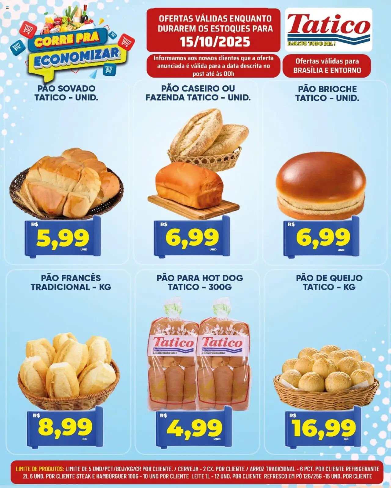 Tatico Folheto - válido de 15.10.2025 | Página: 11 | Produtos: Pó, Pão, Refrigerante, Pão de queijo