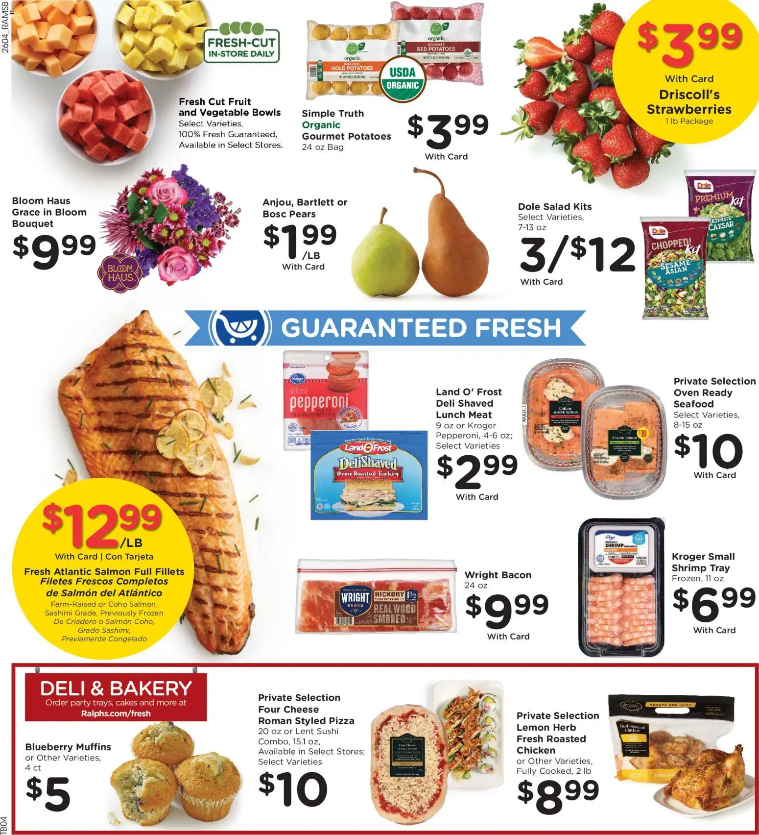 Ralphs Weekly Ad - valid from 25.02.2026 | Page: 10 | Products: Strawberries, Potatoes, Lemon, Oven