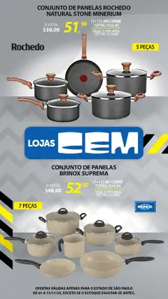 Lojas Cem - Ofertas atuais - Pré-Visualização do folheto da loja Lojas Cem, válido de 01.11.2025 | Página: 78 | Produtos: Conjunto de panelas, Carne