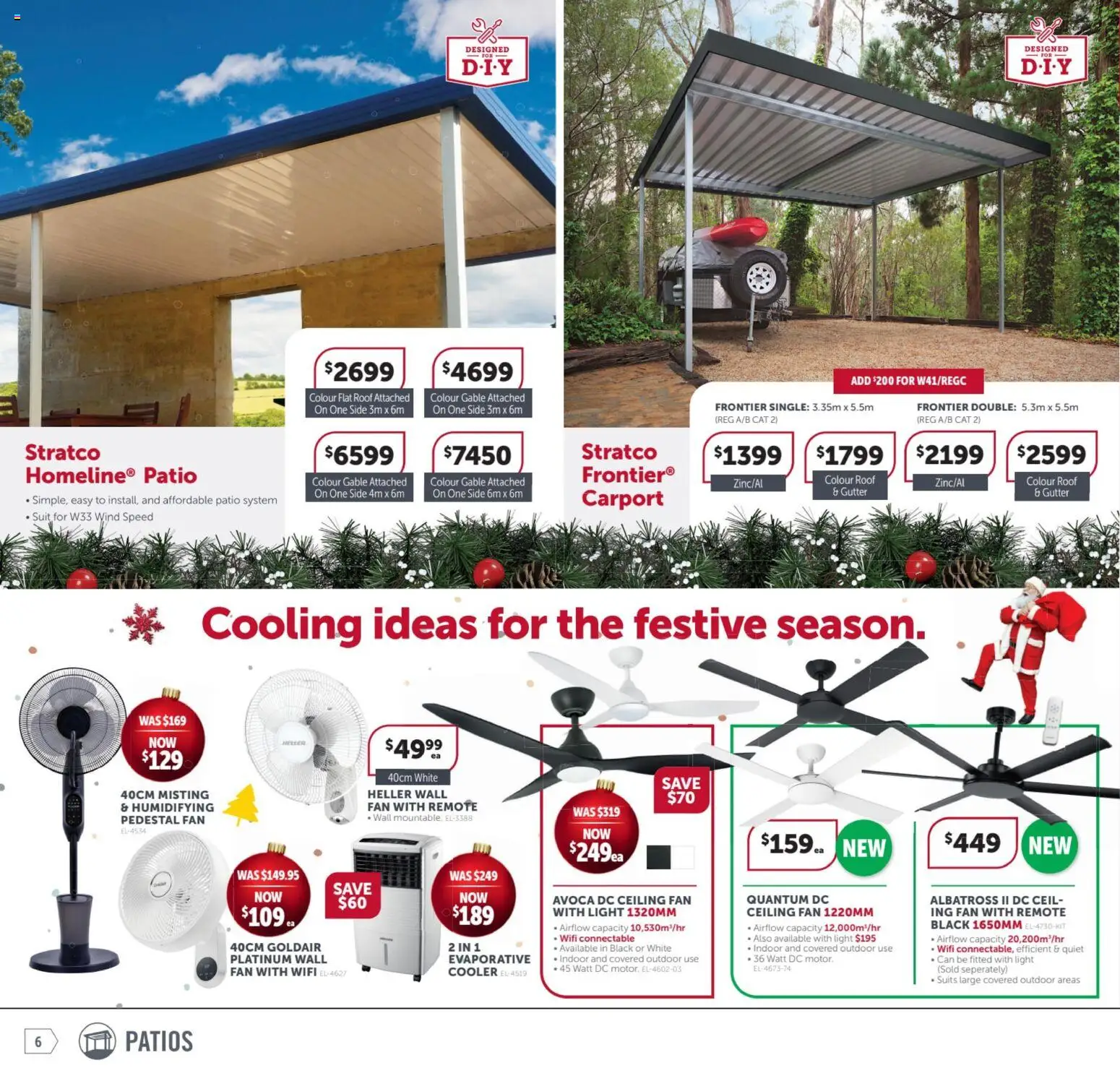 Stratco catalogue - valid from 31.10.2025 | Page: 6 | Products: Light, Suit, Fan