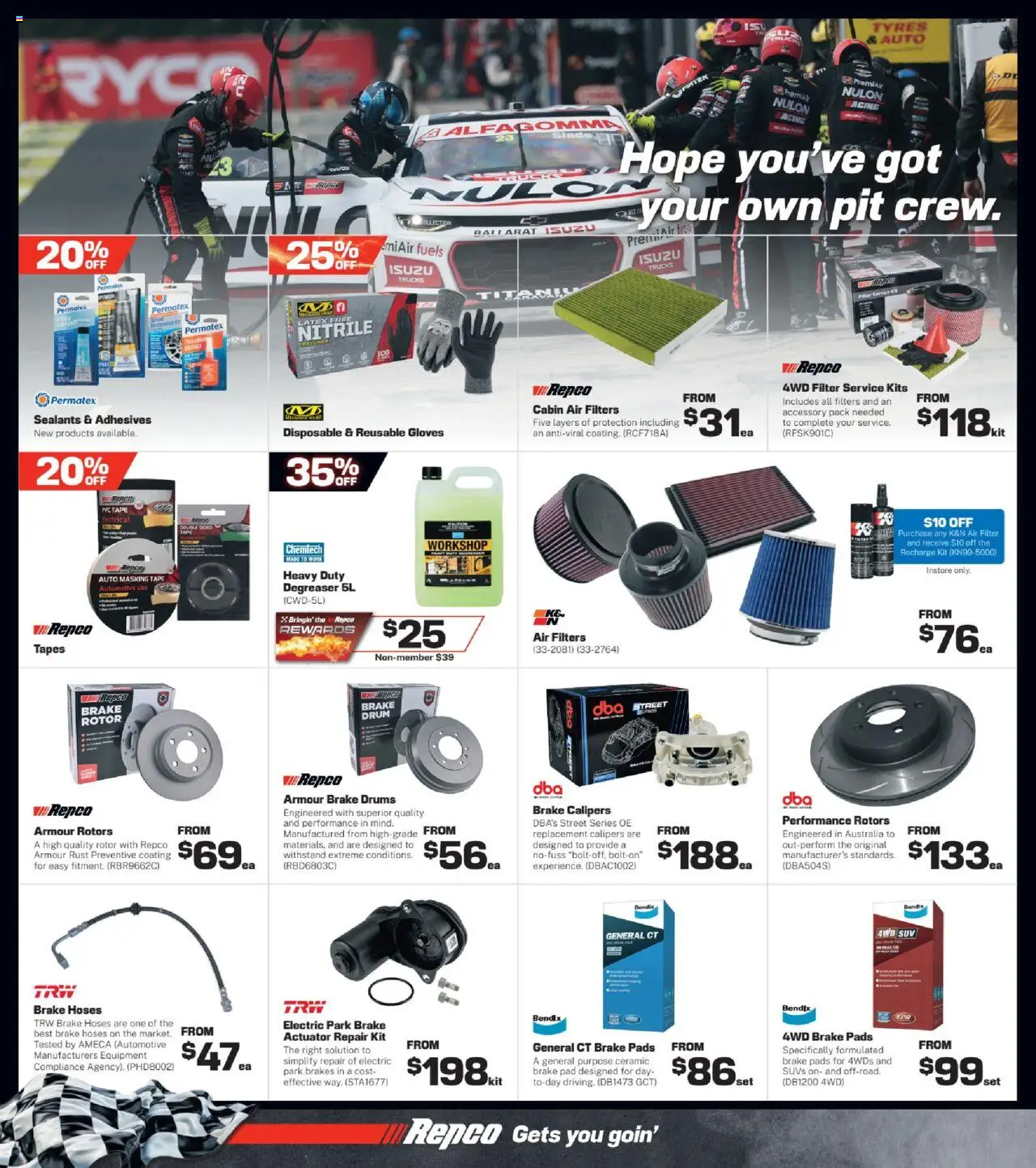 Repco catalogue - valid from 10.09.2025 | Page: 4 | Products: Kits, Gloves