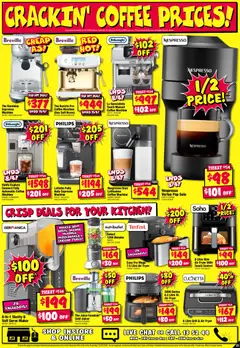 Preview of JB Hi-Fi Stocktake Sellout - valid from 02.04.2026 | Page: 21 | Products: Coffee, Salt, Fountain, Blender