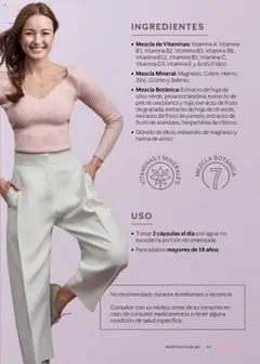 Nuevas ofertas de Mary Kay válidas en toda la República Mexicana desde el 01.09.2025. ¡Encuentra las mejores ofertas en Mezcla de Vitaminas, Vitamina A, Vitamina B1, Vitamina B2, Vitamina B3, Vitamina B6, Vitamina B12, Vitamina B5, Vitamina C, Vitamina D3, Vitamina E y Ácido Fólico.! | Página: 49 | Productos: Harina, Uva, Vitaminas, Té