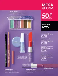 Vista previa de folleto Avon catálogo - Campaña 5 de la Avon válido desde 10.03.2026 | Página: 236 | Productos: Delineador, Lápiz labial, Esmalte de uñas