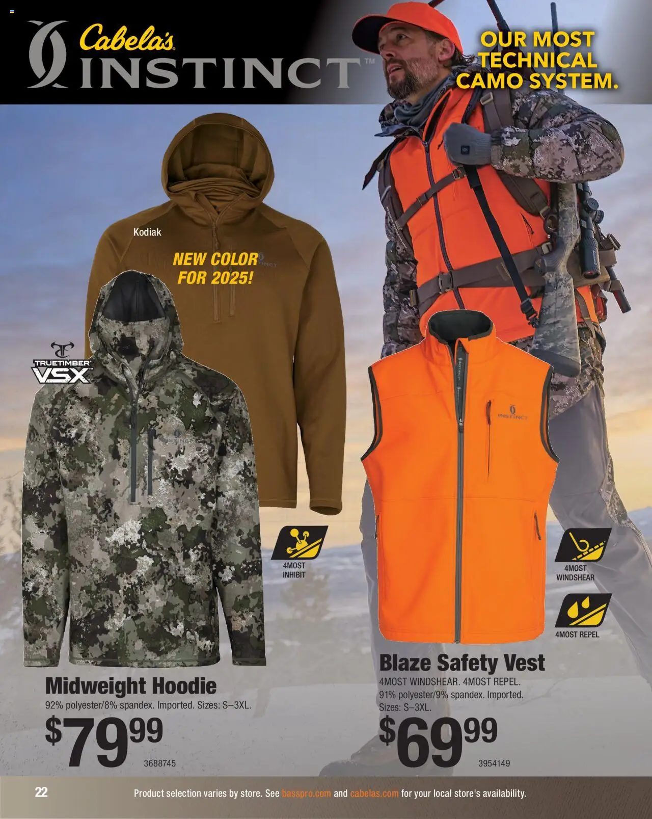 Cabela's Hunting Master 25 - valid from 11.08.2025 | Page: 22 | Products: Hoodie, Vest