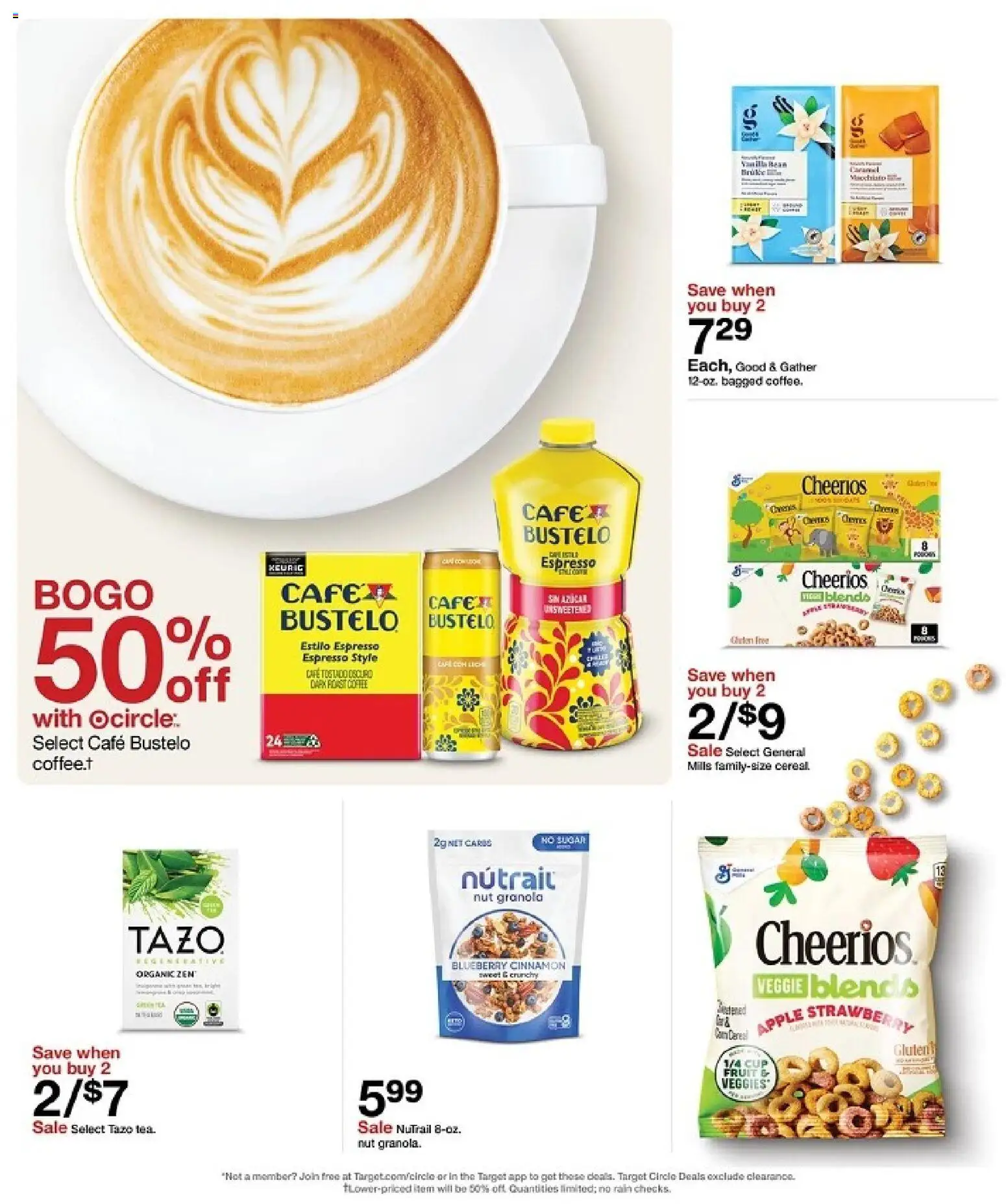 Nuevas ofertas de Target válidas en toda la República Mexicana desde el 04.01.2026. ¡Encuentra las mejores ofertas en Target folleto! | Página: 33 | Productos: Leche, Café, Lupa
