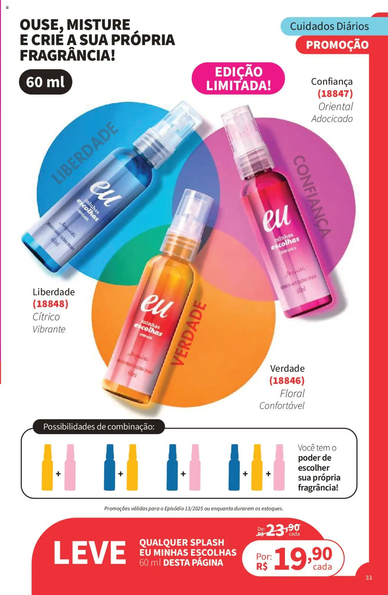 Jequiti Folheto - válido de 19.09.2025 | Página: 33 | Produtos: Fragrância