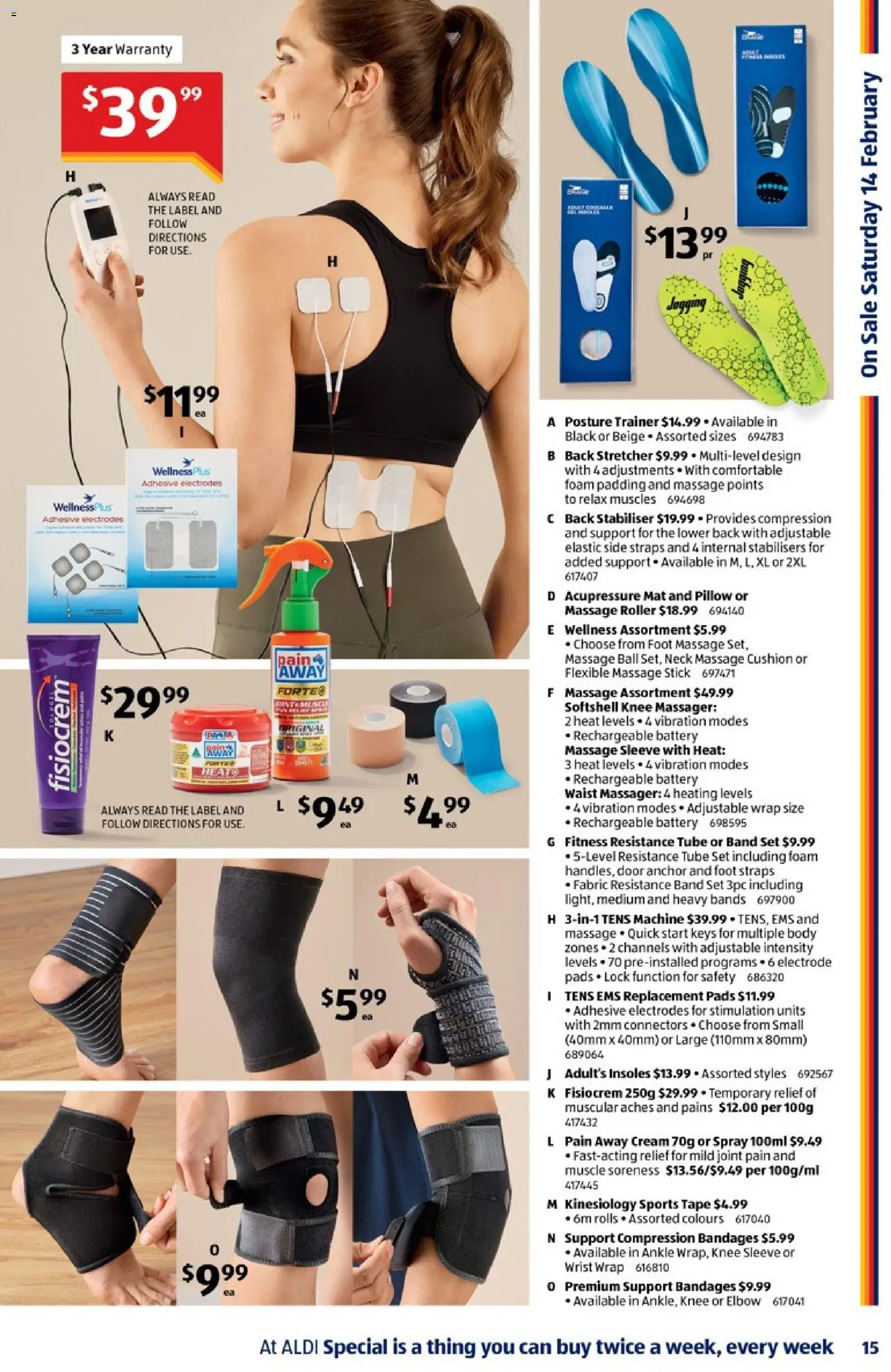 Aldi catalogue - valid from 11.02.2026 | Page: 15 | Products: Compression, Door, Battery, Pillow