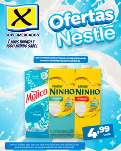 X Supermercados - Ofertas Nestlé - Pré-Visualização do folheto da loja X Supermercados, válido de 23.01.2026