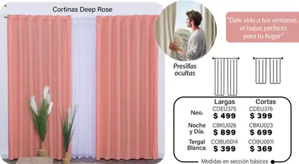Vista previa de Colchas Concord - Catálogo, nuevo folleto de la tienda, válido en México a partir del 01.08.2025 | Página: 627 | Productos: Cortinas