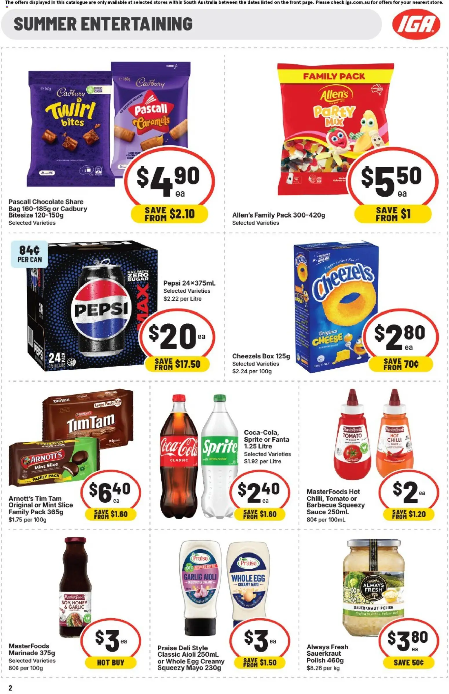 IGA catalogue - valid from 31.12.2025 | Page: 2 | Products: Fragrance, Garbage bags, Pear, Tissues