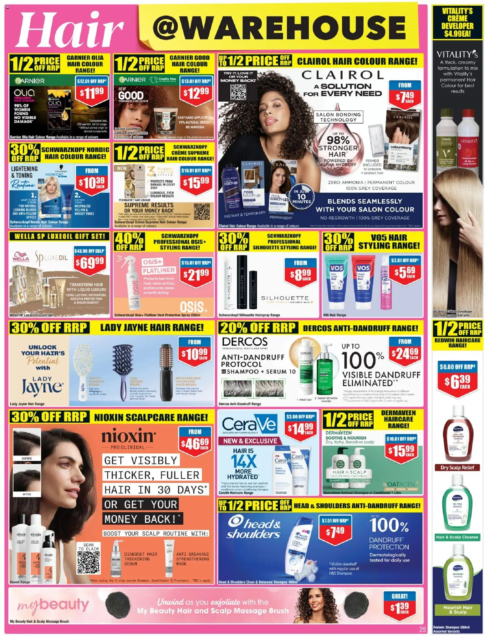 Chemist Warehouse catalogue - valid from 26.03.2026 | Page: 25 | Products: Fragrance, Brush, Conditioner, Hair colour