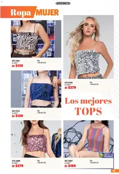 Vista previa de Andrea catálogo Outlet, nuevo folleto de la tienda, válido en México a partir del 05.04.2026 | Página: 189 | Productos: Ropa
