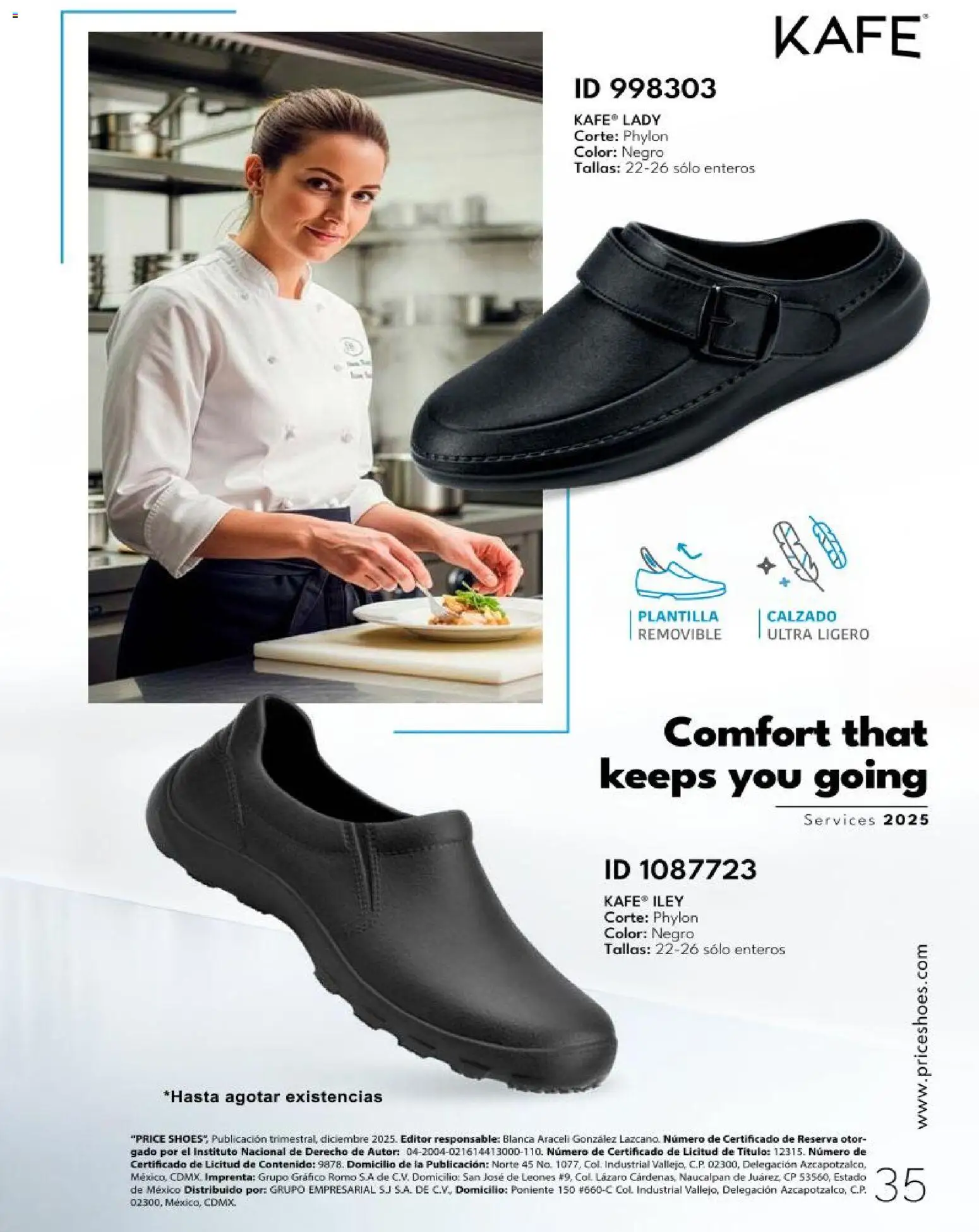 Nuevas ofertas de Price Shoes válidas en toda la República Mexicana desde el 23.12.2025. ¡Encuentra las mejores ofertas en Price Shoes catálogo Hummer! | Página: 35