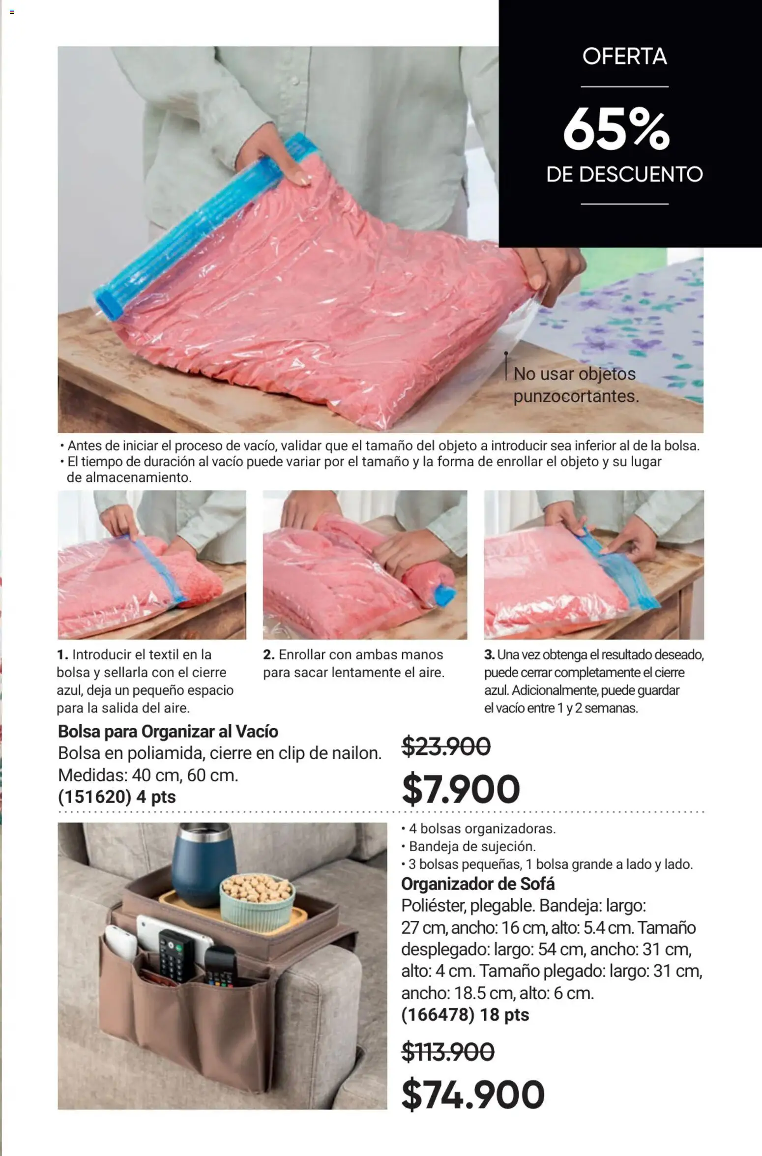 Avon revista - valida desde el 17.11.2025 | Página: 59 | Productos: Bandeja, Bolsa, Sofá, Organizador