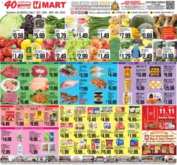 Preview of Hmart weekly ads valid from 29.10.2025