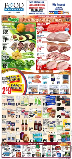 Preview of Food Universe weekly ads valid from 21.11.2025