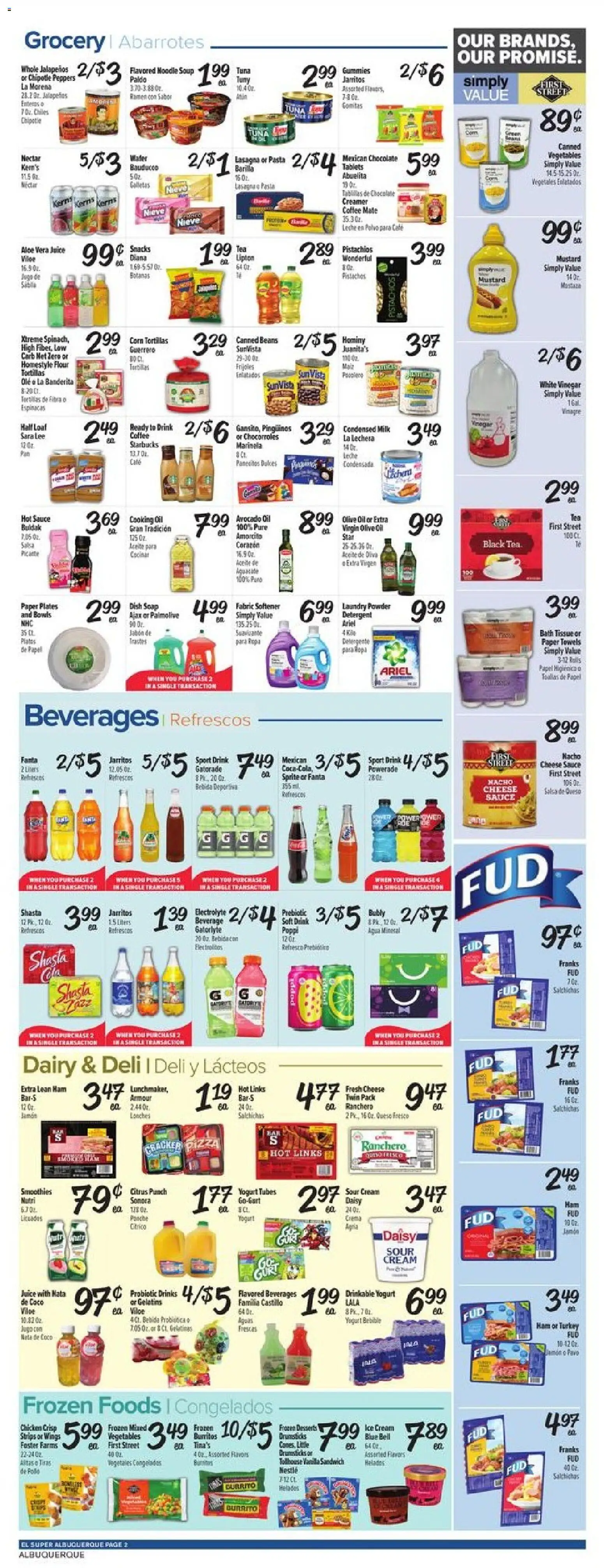 El Super Weekly Ad - NM - valid from 14.01.2026 | Page: 2 | Products: Chocolate, Ham, Avocado, Water