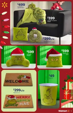 Vista previa de Walmart catálogo Navidad, nuevo folleto de la tienda, válido en México a partir del 21.10.2025 | Página: 5 | Productos: Almohada, Tapete, Antifaz