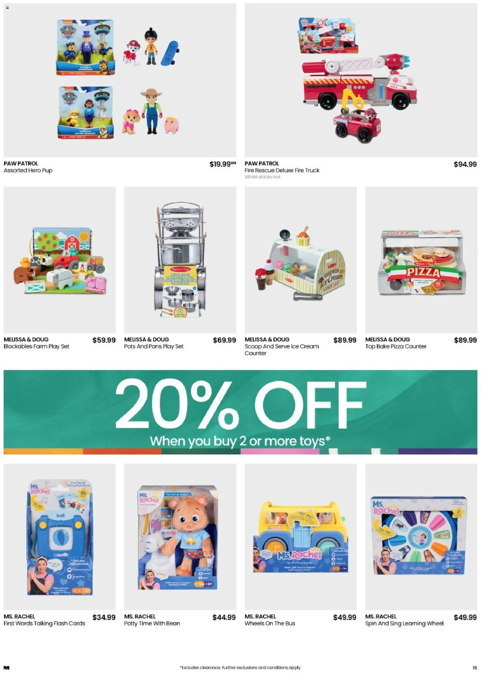 Myer catalogue - valid from 27.10.2025 | Page: 16 | Products: Pizza, Cream, Ice cream