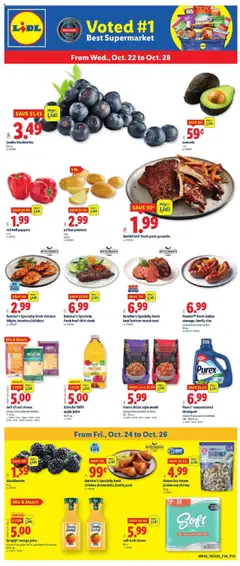 Preview of Lidl weekly ads valid from 22.10.2025